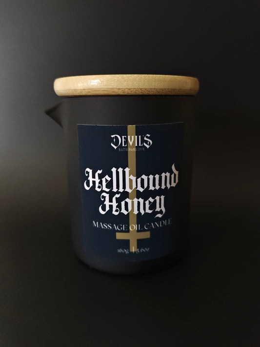 Hellbound Honey : Massage Oil Candle image 0