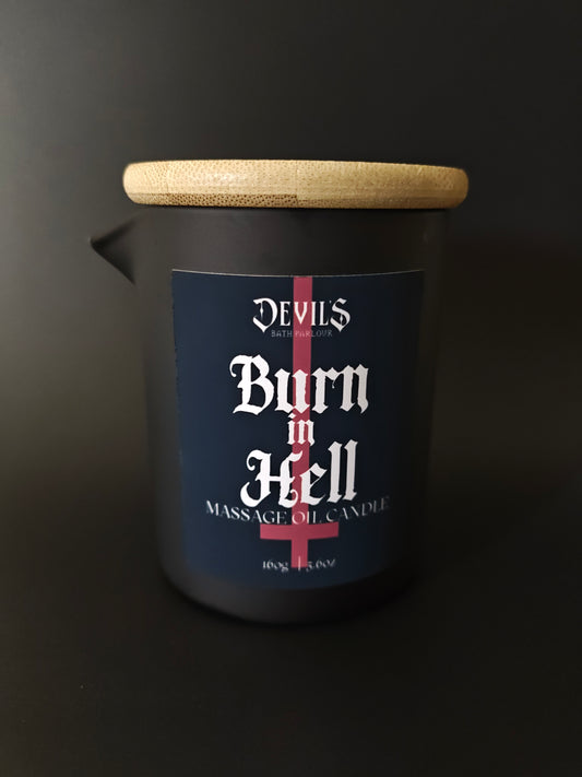 Burn in Hell : Massage Oil Candle image 0