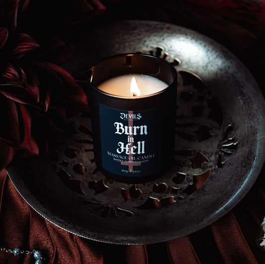 Burn in Hell : Massage Oil Candle