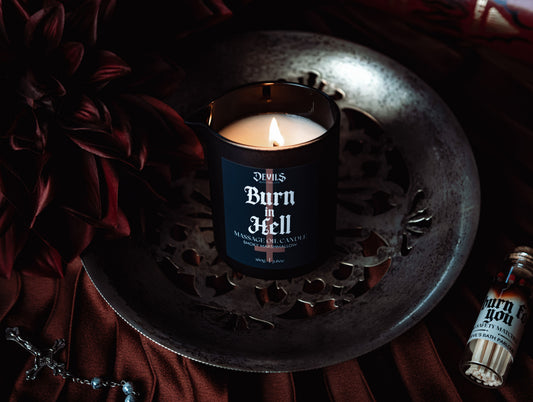 Burn in Hell : Massage Oil Candle