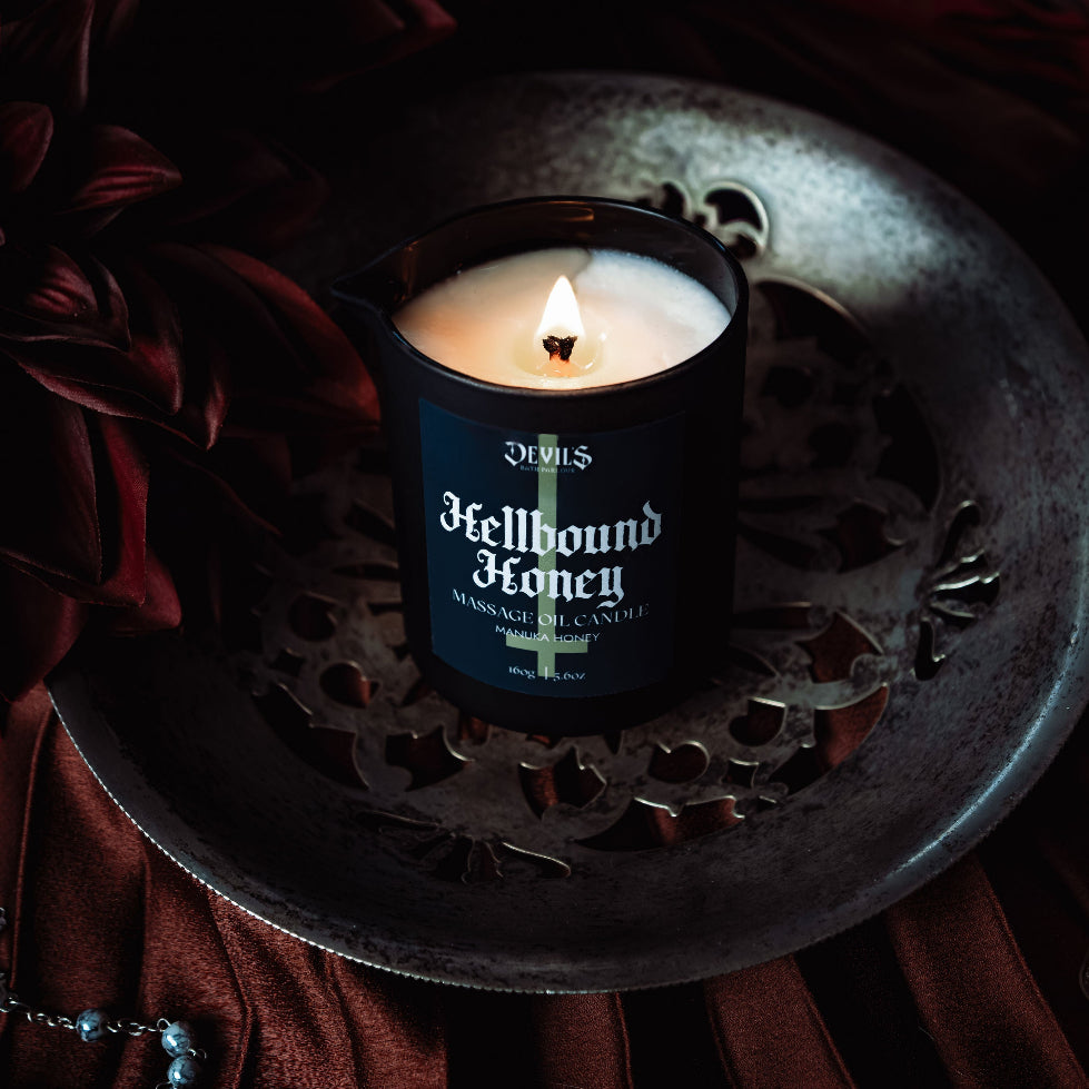 Hellbound Honey : Massage Oil Candle
