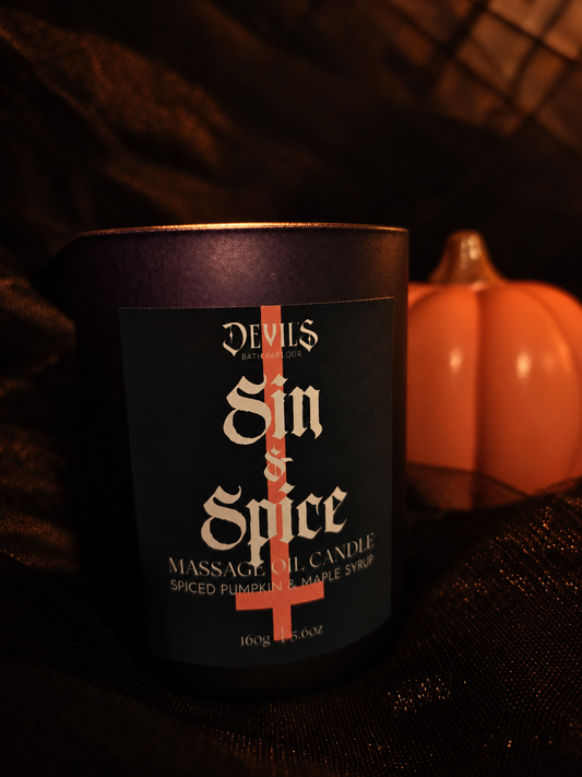 Sin & Spice : Massage Oil Candle