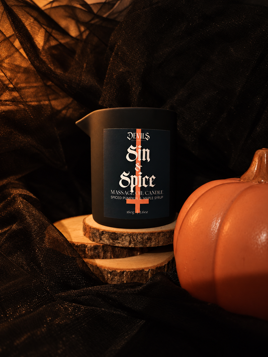 Sin & Spice : Massage Oil Candle
